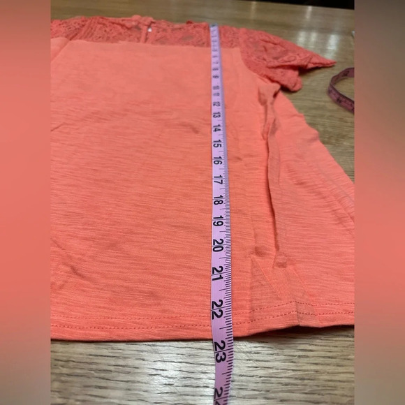 Anthropologie NWT Ella Mara Liliya lace detail top size small 17” p2p - Picture 4 of 11